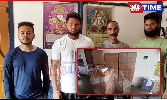 Kamrup Police Seize Foreign Cigarettes Worth Crores in Amingaon, Four Arrested